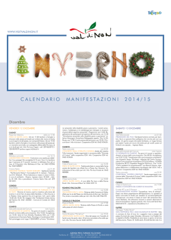 Scarica il Tabloid delle Manifestazioni "Inverno
