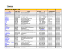 SERVIZI primo semestre 2014