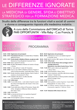 clicca qui - Ordine dei Medici Chirurgi e Odontoiatri della Provincia