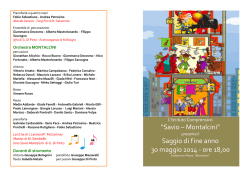 scarica il programma - Istituto Comprensivo "San Domenico Savio