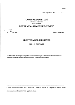 HAG. 2014 - Comune di Ostuni