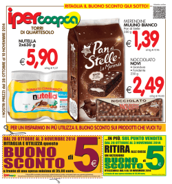 Dal 28 OTTOBRE al 10 NOVEMBRE