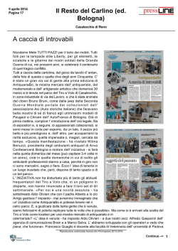 A caccia di introvabili Il Resto del Carlino (ed. Bologna)