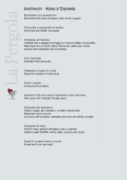 Sfoglia il menu