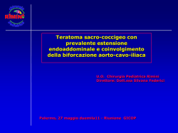 Teratoma sacrococcigeo - Federici - Società Italiana di Chirurgia
