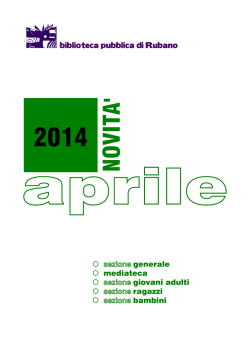 aprile 2014 - Comune di Rubano