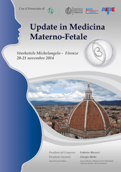 Update in Medicina Materno-Fetale