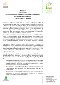 Call for Ideas - Provincia Monza Brianza