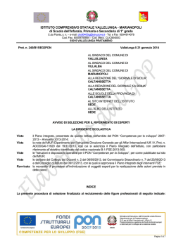 Bando Esperti_B1 - Comprensivovallelungavillalba.it