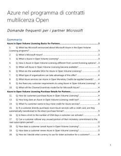 Domande frequenti - Download Center