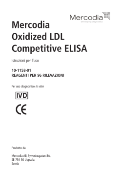 Mercodia Oxidized LDL Competitive ELISA