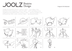 luchtballon instruction manual joolz geo - hot air