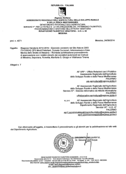 Provvedimento RFV - La sede della RFV di Messina