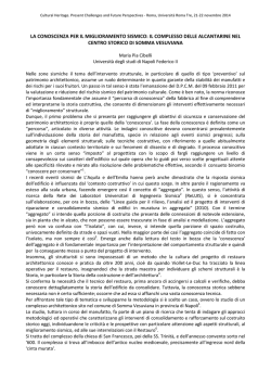 il complesso delle alcantarine nel centro storico di somma vesuviana