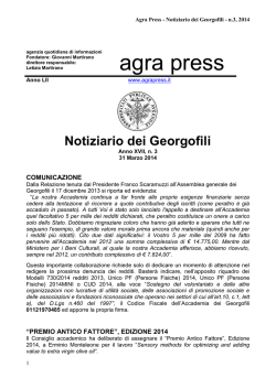n. 3 - Accademia dei Georgofili