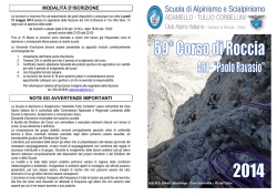 NOTE ED AVVERTENZE IMPORTANTI