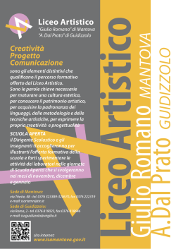 download - Liceo Artistico Giulio Romano di Mantova con sezione