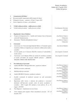 15 aprile 2014 - Universit&agrave; degli Studi del Molise