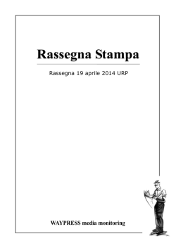 Rassegna 19 aprile 2014 URP
