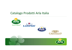 Arla Foods srl - AGENZIA BUONFANTINO