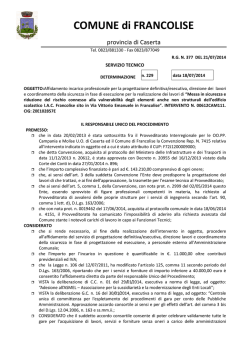 COMUNE di FRANCOLISE