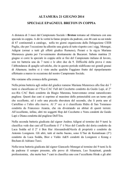 altamura 21 giugno 2014 - Club Italiano Epagneul Breton