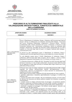 Bando [file] - Regione Autonoma della Sardegna