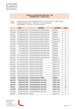 780 Assistente del personale, settembre 2014