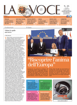 La Voce n.25 del 4 Luglio 2014