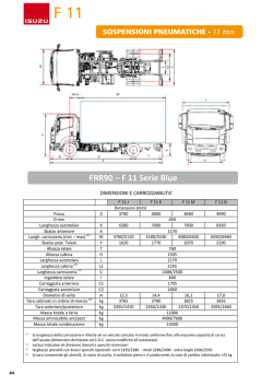F 11 Sospensioni pneumatiche FRR90 &ndash; F 11 Serie Blue