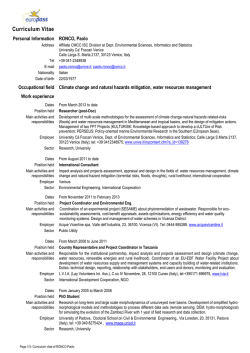 Europass Curriculum Vitae