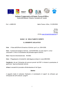 bando ctp - Istcsantateresadiriva.it