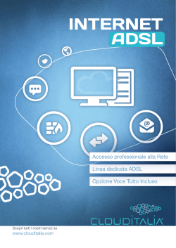 INTERNET ADSL - Clouditalia