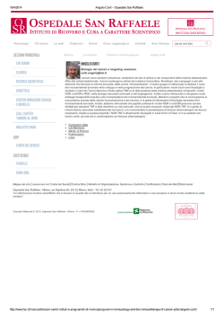 Angelo Corti - Ospedale San Raffaele