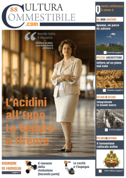 leggi in pdf - Cultura Commestibile