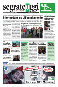 21 maggio 2014 - Segrate Oggi