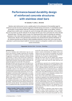 Performance-based durability design of reinforced concrete