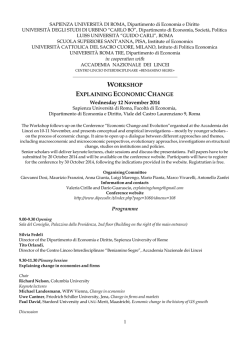 full pogramme, events and papers