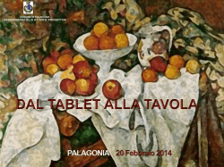 DAL TABLET ALLA TAVOLA Dott Elena Sgarioto (PDF