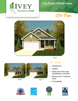 1714 Plan - Ivey Homes