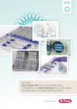 Hu-Friedy SOLUZIONE IMS PER LA GESTIONE DEGLI