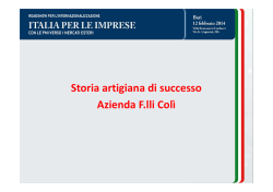 Ceramiche Col&igrave; - Il Sole 24 Ore