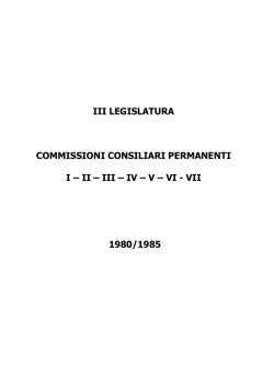 iii legislatura - Consiglio regionale della Puglia