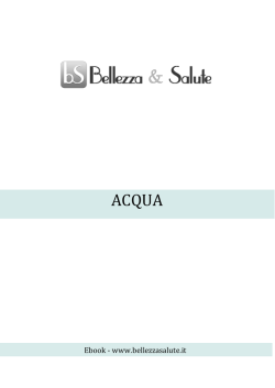 Acqua - Bellezza Salute