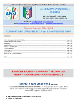 CU 19... - F.I.G.C. Rimini