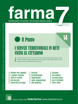 Farma 7 n. 14 del 11 aprile 2014