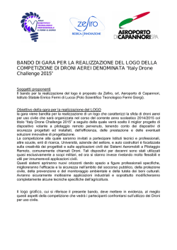 BANDO DI GARA PER LA REALIZZAZIONE DEL LOGO DELLA