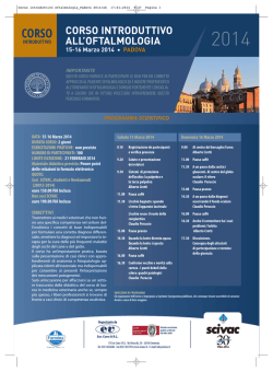 Programma/Iscrizione