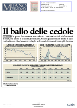 reali sottozero bisogna cercare rifugio nelle asset class