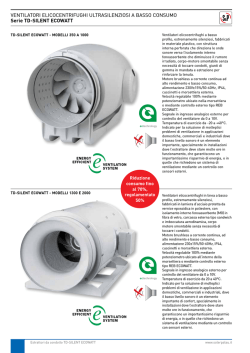 Scheda Tecnica mod. Silent